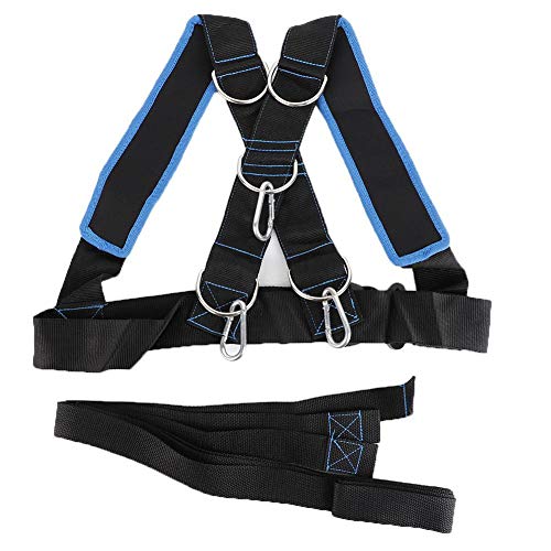 Running Harness, Sled Shoulder Harness Band Belt Sports Equipment Overload Running Band Physical Training Rope Kit Improving Speed, Stamina and