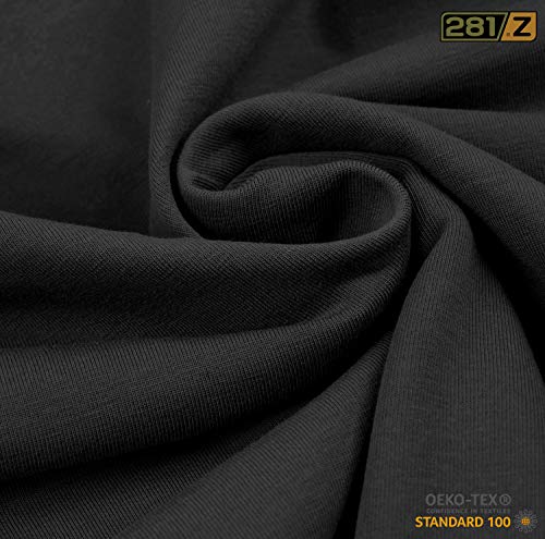 281Z Military Stretch Cotton Underwear T-Shirt - Tactical Hiking Outdoor - Punisher Combat Line - color: Black, size: Large