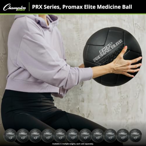 Champion Sports Rhino ProMax Elite Slam Ball - color: Promax Elite, size: 10 Pounds