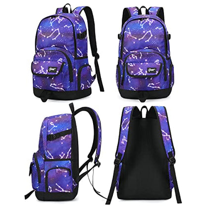 rickyh style School Backpack Travel Bag for Men & Women Lightweight College Back Pack with Laptop Compartmen - color: 04 Constellation