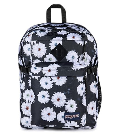 JanSport Main Campus Backpack - Travel or Work Backpack with 15-Inch Laptop Sleeve and Dual Water Bottle Pockets, Eyeball Blossom - color: Eyeball Blossom