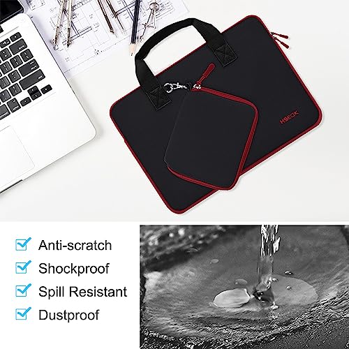 Hseok Laptop Sleeve 14 inch Case with Small Case, Compatible with MacBook Neo 14, MacBook Pro 14 M5/M4/M3/M2/M1, XPS 14 and Most 14 inch Notebooks, Neoprene Computer Handbag,B01RD01 - color: B01rd01, size: 14"