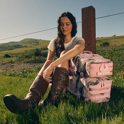 WOLFpak 35L Meal Prep Management Backpack (Realtree APX Flushing Pink) | Easily Store & Organize Food Storage Containers w/Built-In Lunch Box, Cooler, Travel, Insulated Bag - color: Realtree Apx Flushing Pink
