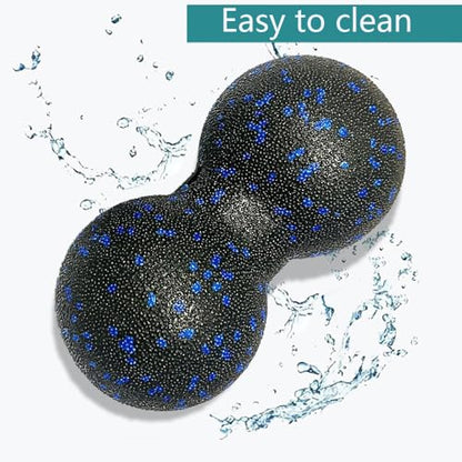 Peanut Massage Ball - Double Lacrosse Massage Ball & Mobility Ball for Physical Therapy - Deep Tissue Massage Tool for Myofascial Release, Muscle Relaxer, Acupoint Massage