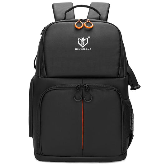Camera Backpack, Large Capacity Outdoor DSLR Backpack, Compatible with 15.6-Inch Laptops, Canon and Nikon, Black - color: 9013-black