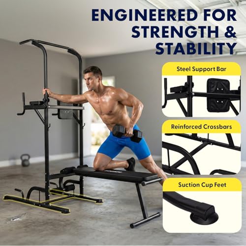 SQUATZ Fitness Board and Pull-Up Dip Station