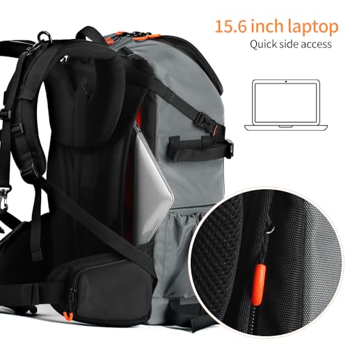 K&F CONCEPT Camera Bag 32L, 2 in 1 Camera Backpack - size: 32L