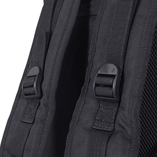 Seibertron 3 Day Tactical Backpack Waterproof Molle Bag/Rucksacks Black - color: 3 Day Black
