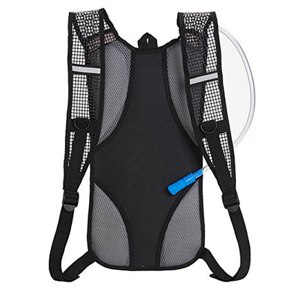 Black Mountain Products Hydration Pack - 2 Liter Water Bladder with Extra Large Storage Compartment - color: Green