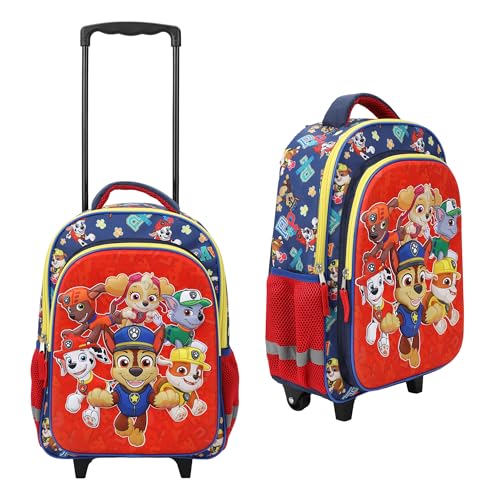 Bioworld PAW Patrol 16" Rolling Youth Backpack - color: Multicolored