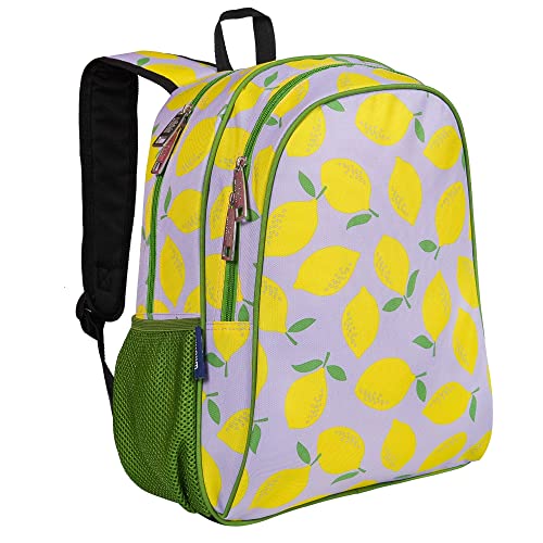 Wildkin 15 Inch Backpack for Kids, Lilac Lemonade - color: Lilac Lemonade