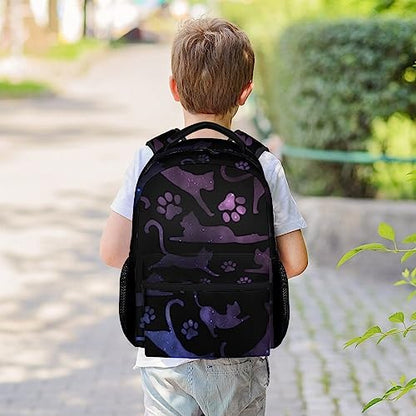 Cat Backpack for Girls Boys, 16" Cat Theme Bookbag with Durable, Adjustable Straps, Lightweight, School Bag with Large Capacity - color: Color-2