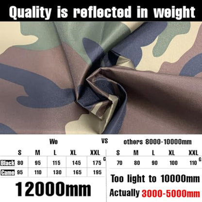 Joy Walker Waterproof Backpack Rain Cover, 12000mm Ultra-Waterproof, Upgraded Ultra-Strong Multilayers, Antislip Buckle Strap - color: Camouflage, size: Large (for 40-50L backpack)