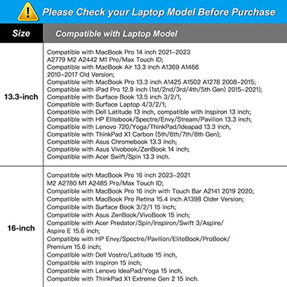 MOSISO Laptop Shoulder Bag 15.6 inch, 15-15.6 inch Computer Bag Compatible with MacBook Pro 16 inch, HP, Dell, Lenovo, Notebook with 2 Raised&1 Flapover&1 Horizontal Pocket&Handle&Belt, Lavender Gray - color: Lavender Gray, size: 16 inch