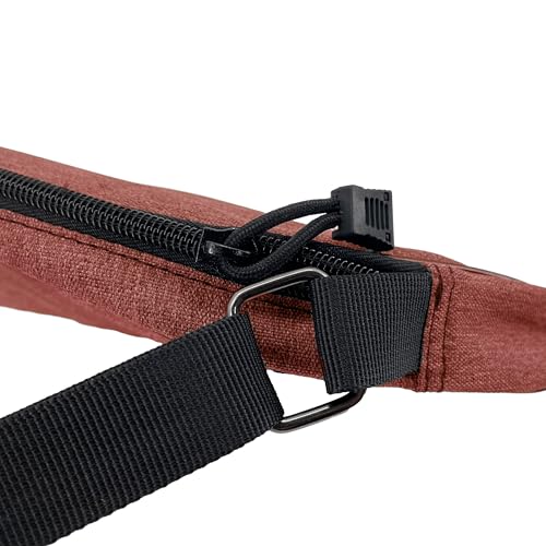 Tennis Bag Lightweight and Padded Tennis Rackets Cover with Adjustable Shoulder Strap - color: Red, size: 31"x11.4"