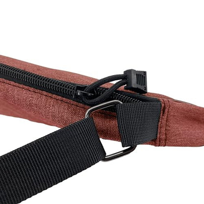 Tennis Bag Lightweight and Padded Tennis Rackets Cover with Adjustable Shoulder Strap - color: Red, size: 31"x11.4"