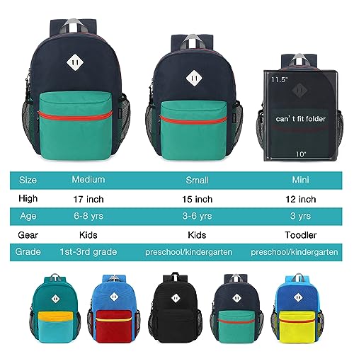 STEAMEDBUN Toddler Backpack for Boys 2-4, Kindergarten & Preschool Mini - color: Dark Blue Green, size: Mini - 12"H