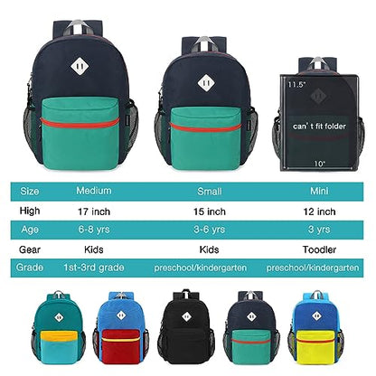 STEAMEDBUN Toddler Backpack for Boys 2-4, Kindergarten & Preschool Mini - color: Dark Blue Green, size: Mini - 12"H