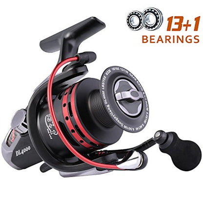 Sougayilang Fishing Rod Reel Combo with Telescopic Fishing Pole Spinning Reel Carrier Bag for Travel Saltwater Freshwater Fishing - size: 6.89 ft, style: B-full Kits With Carrier Case-style 2
