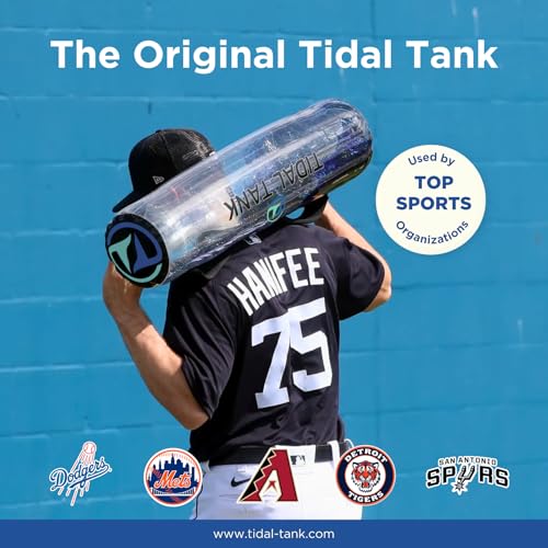 Tidal Tank Tube - The Original Aqua Bag - Water Weight Bag up to 79 lbs - Adjustable Workout Sand Bags Weights Alternative - Portable Sandbag Fitness Equipment Set, Home Exercise Gym - Including App - color: Classic: max. 49 lb