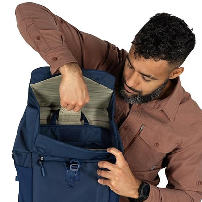 Osprey Aoede Slim SyncPack Backpack with Laptop Sleeve, Magma Brown - color: Magma Brown