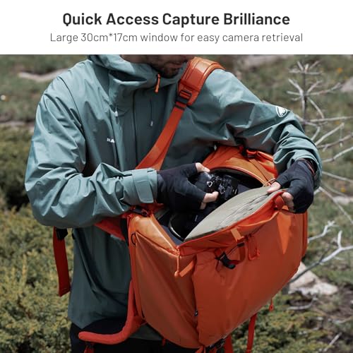 PGYTECH XS Camera Insert Bag, Waterproof Lens Pouch for Photographers and Traveler, Lightweight DSLR/SLR Lens Carring Case with Thicken Partition for Canon/Nikon/Sony/Mirrorless Cameras - size: XS