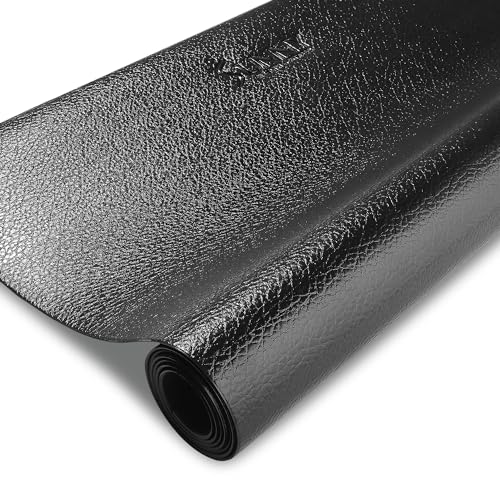 Sunny Health & Fitness Equipment Mat – Multiple Size Options – Non-Slip Floor Protection Pad for Treadmill, Bike, Elliptical, Yoga or Standing Desk and other Exercise Equipment - style: Large 90”
