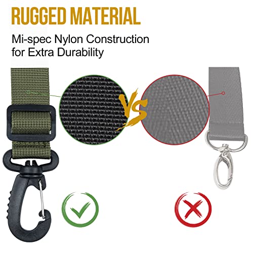 ONETIGRIS Shoulder Straps Replacement Adjustable Strap for Briefcase Messenger Bag, Green - style: Green - 1 Pack