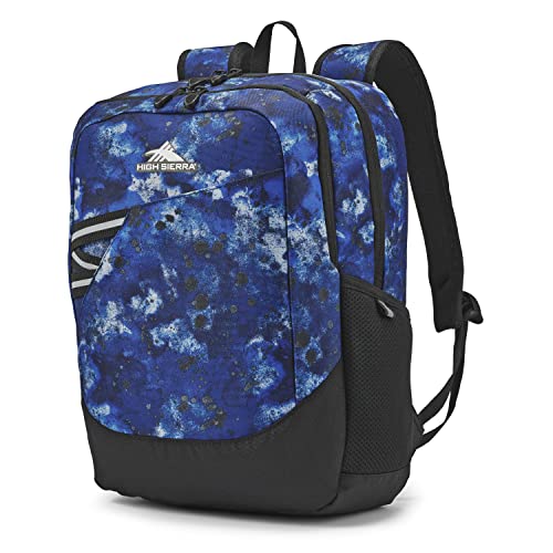 High Sierra Essential Backpack, Laptop Bookbag for Travel, Work, or School, Space, One Size - color: Space