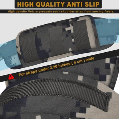 ZINMARK 2-Pack Tactical Shoulder Pad with Ultra-Thick Cushion for Vest Shoulder Straps and Backpacks, Comfort and Breathable - color: Camouflage-gray