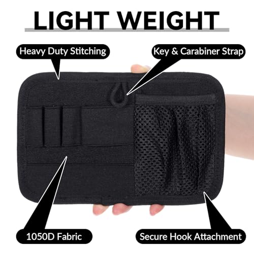 Bag Insert Panel Organizer Hook and Loop Modular Backpack Organizers Utility Admin Pouch with Hook Fasteners Modular Pack Insert Organizer for Travel Packs Messenger Bag