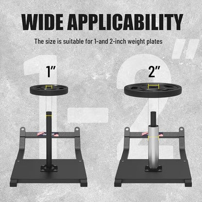 GanFindX Workout Sled for Full Body Training, Push Pull Strength Sled for Speed, Power & Conditioning, Fits 1" & 2" Plates