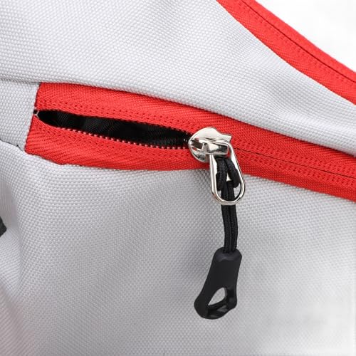 Basketball Backpack, Large Capacity Backpack with Laptop Compartment Dry Segregation Lightweight Sports Backpack for Exercise Ball Compartment - color: Grey White
