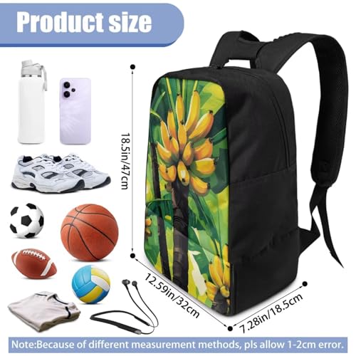 Basketball Backpack With Separate Ball Compartment And Shoes Fit Basketball Volleyball Football - color: Banana