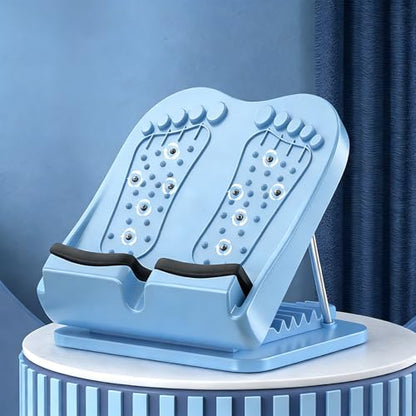 Foldable Calf Stretching Board Space Saving Adjustable Stretching Platform for Gym Training At Home Leg Stretch Board - color: Playful Powder
