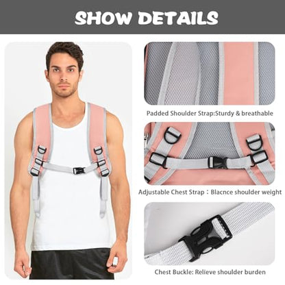 Cat Backpack Carrier,Pet Carrier Airline Approved for Small Dog Cat Puppy Kitten Bunny,Ventilated Mesh Design Animal Backpack for Hiking Camping Travel Bag (Pink) - color: Pink