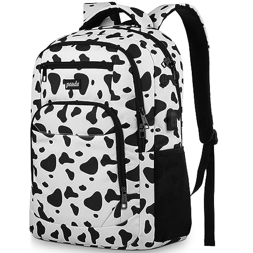 Paude Backpack School,Milk Backpack Laptop,Bookbag for Teens 15.6 Inch College Back pack for University Business Work Travel - color: Milk, size: 15.6 inch