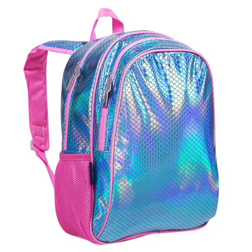 Wildkin 15 Inch Backpack for Kids, Mermaid Scales - color: Mermaid Scales