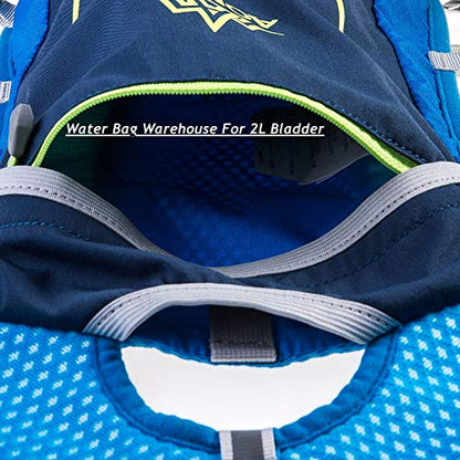 AONIJIE Hydration Vest Pack Backpack 5L 5.5L Marathoner Running Vest Race Hydration for Women and Men Trail Run Hiking Jogging - color: Gray