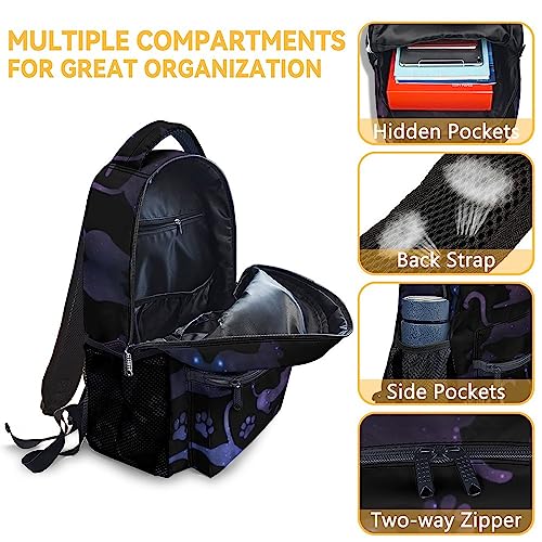 Cat Backpack for Girls Boys, 16" Cat Theme Bookbag with Durable, Adjustable Straps, Lightweight, School Bag with Large Capacity - color: Color-2