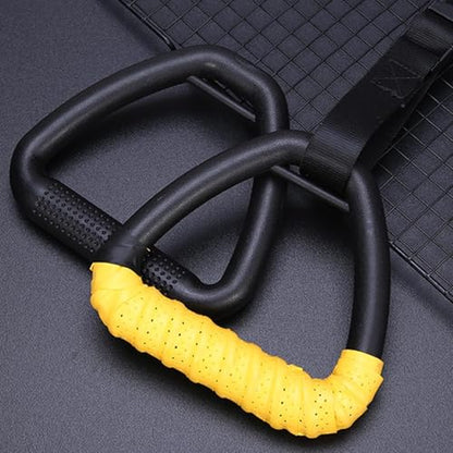 Gymnastics Rings, with Adjustable Straps, Exercise Rings Adjustable Straps, for Fitness Strength Training Home Outdoor Garage Park School Adult Men - color: Style A