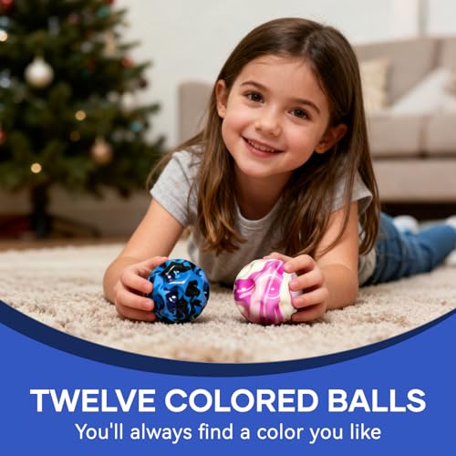 12 Pack Moon Bouncy Balls Super High Jumping Extreme Bouncing Ball, Super High Bouncing Ball, Children's Sensory Ball, Athlete Training