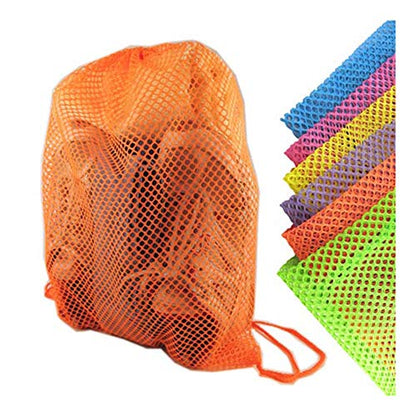 Fun Express Neon Net Backpacks (1 Dozen) - VBS 2026 | 13" x 17", 28" Straps