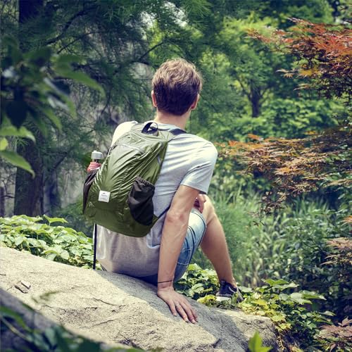 Naturehike 18L Lightweight Hiking Daypack, Waterproof Camping Packable Backpack Ultralight for Travel, Airplane, Adults - color: Green