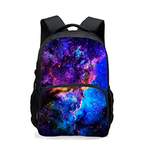 CAIWEI backpack teen, Universe Space TrendyMax Galaxy Pattern Backpack Cute for School (Starry sky 6) - color: Starry Sky 6, size: 17.5*13*6.7 Inch
