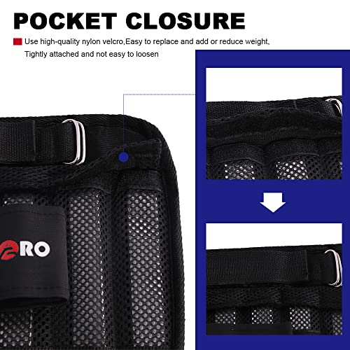 Wrist Ankle Weights with Removable Steel Bars, 1 Pair Adjustable Arm Leg Weights for Men and Women, No Leakage Design, Weighted Wrist Bands for Walking Jogging Yoga Pilates - color: Adjustable Ankle Weights 22 LBS