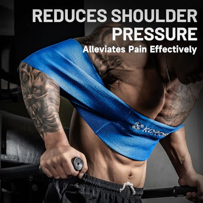 KCROSS Bench Press Band for Men and Women, Weight Lifting Bench Press Band, Push Up Exercise Bench - color: Blue (Under-180lbs), size: M(7.6in)