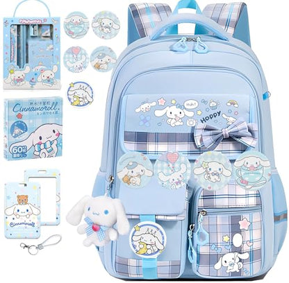 PINAKA Teenage Backpack with Large Capacity and Lightweight Design Cute Student bag Suitable for Both Boys and Girls