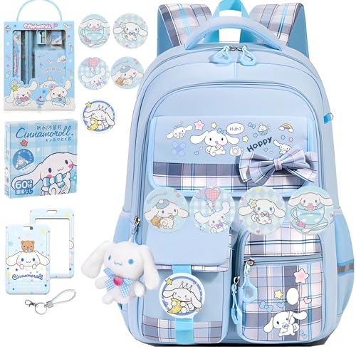 PINAKA Teenage Backpack with Large Capacity and Lightweight Design Cute Student bag Suitable for Both Boys and Girls