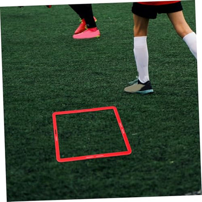 Kisangel Agility Training Rings for Soccer 6pcs Multi-Function Football Training Circles Set